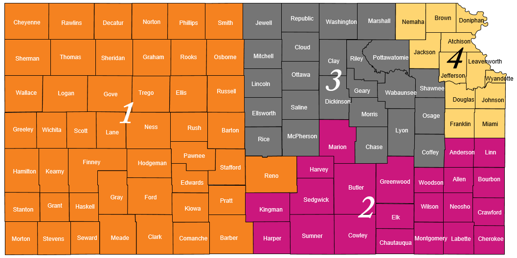 Care Manager Regional Rep Map